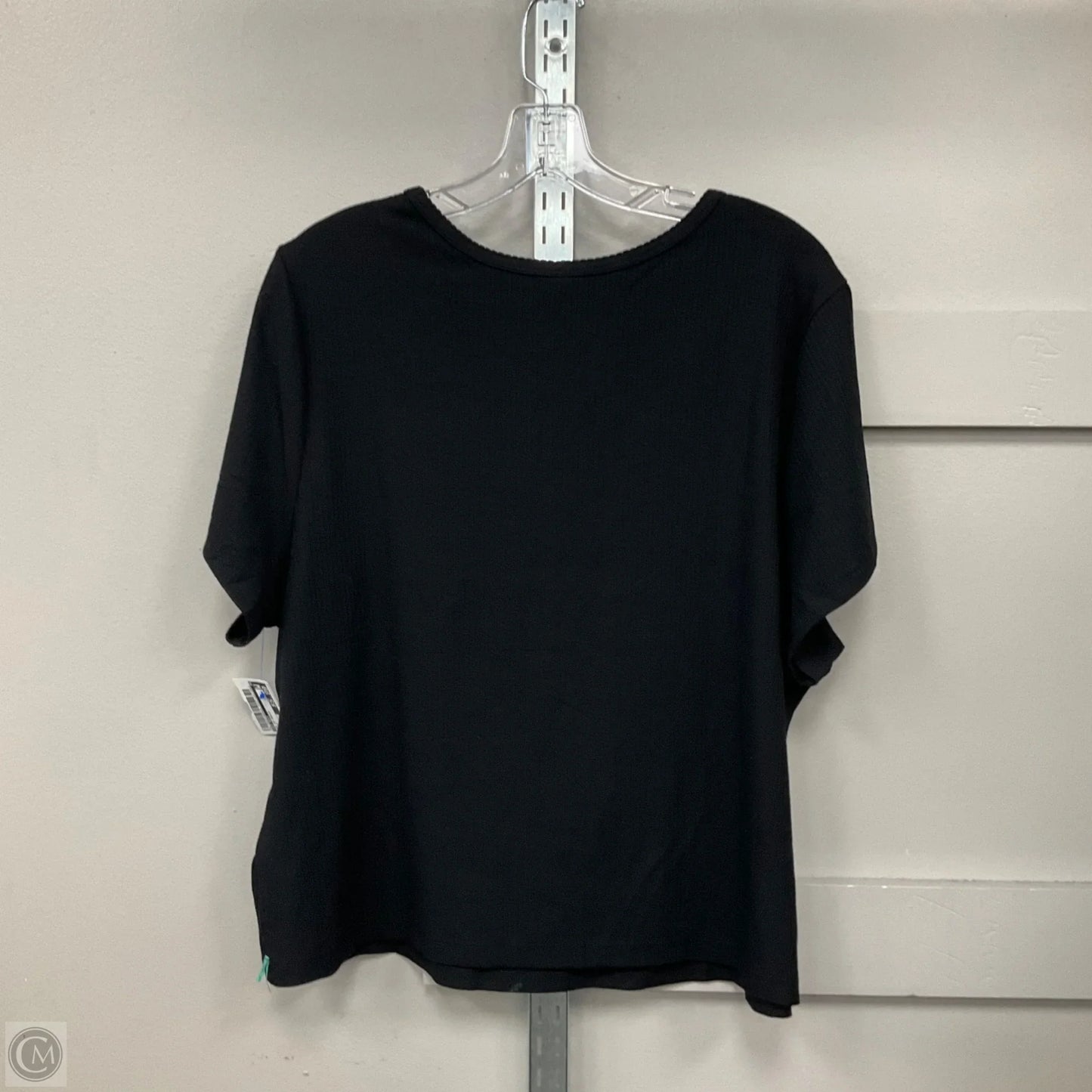 Top Short Sleeve Basic By Old Navy In Black, Size: 3x
