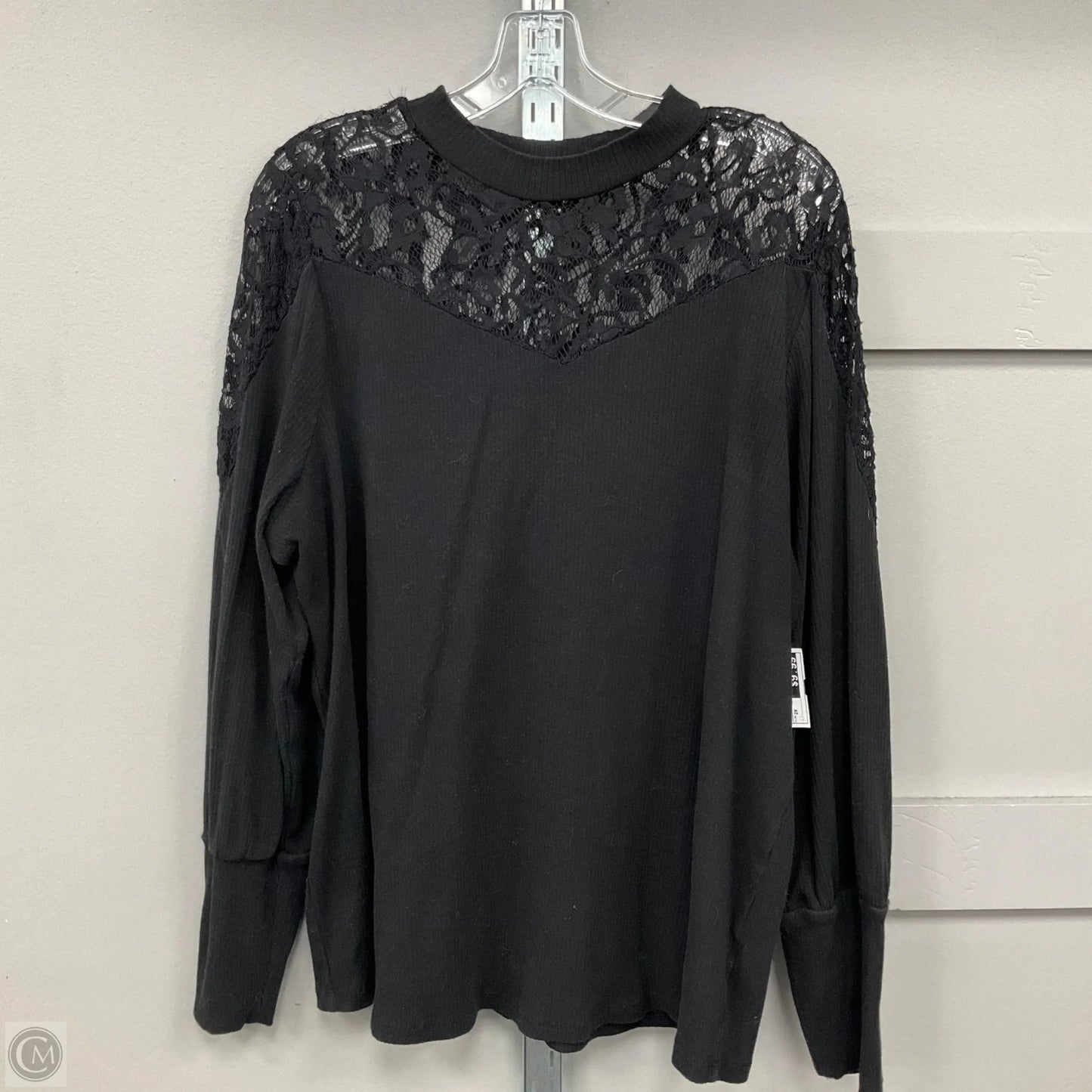 Top Long Sleeve By Maurices In Black, Size: 2x