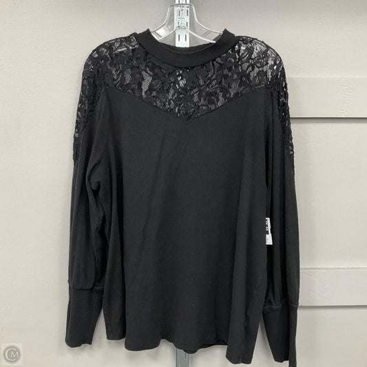 Top Long Sleeve By Maurices In Black, Size: 2x