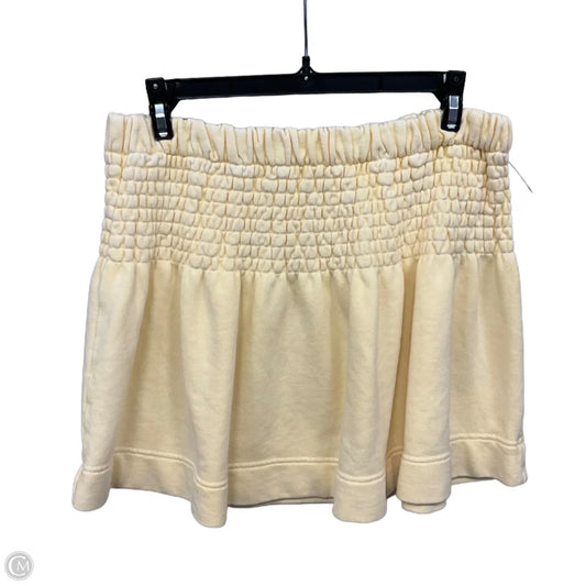 Skirt Mini & Short By Aerie In Yellow, Size: M