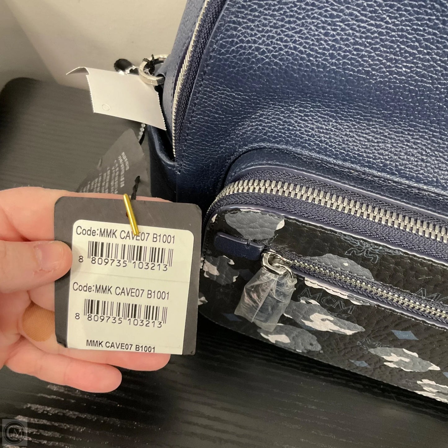 Backpack Luxury Designer By Mcm, Size: Large