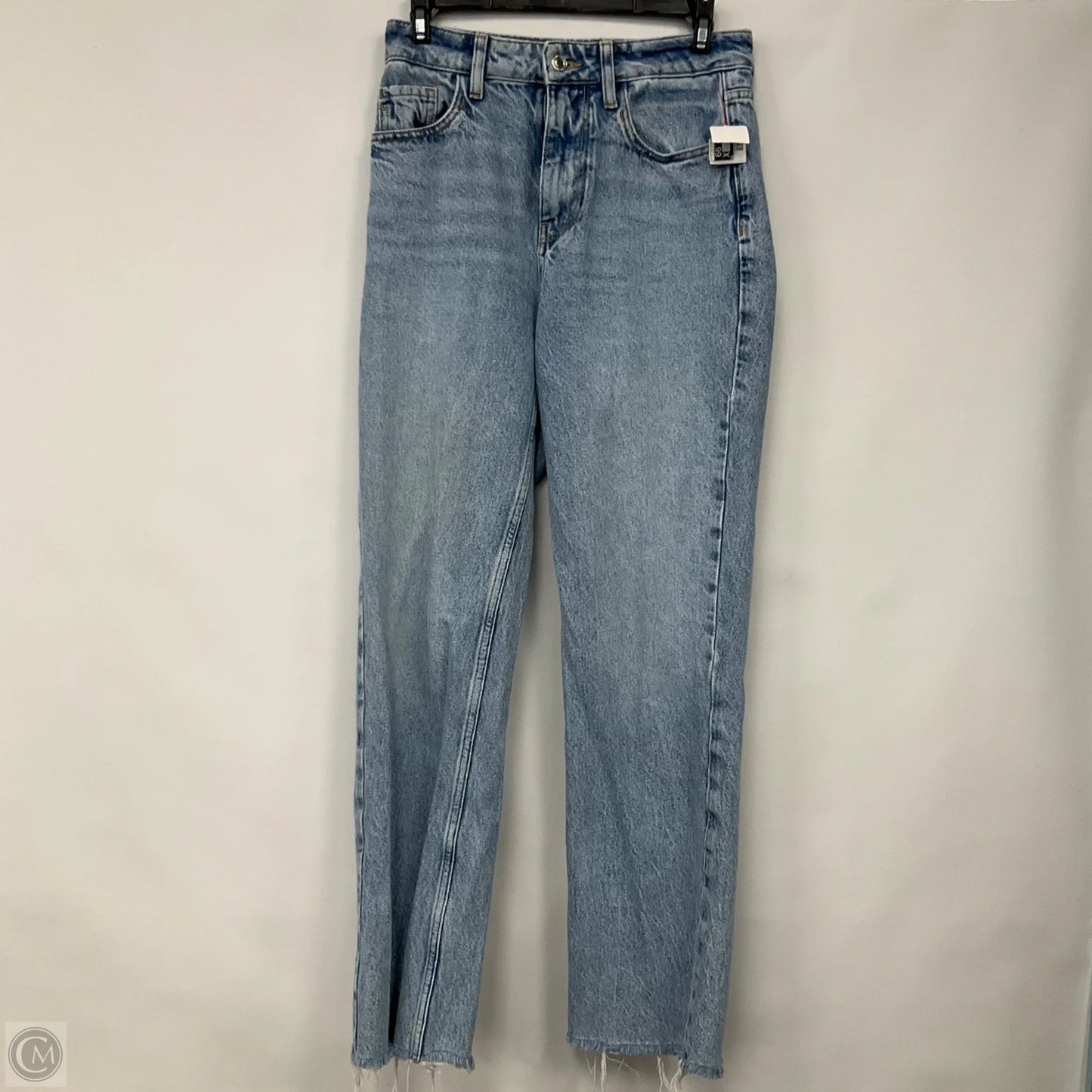 Jeans Straight By Zara In Blue Denim, Size: 2