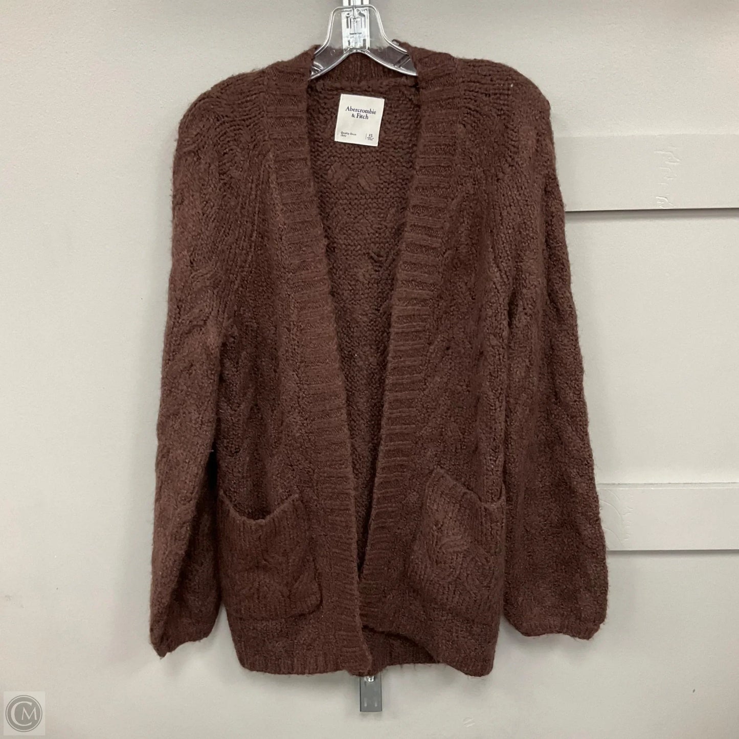 Cardigan By Abercrombie And Fitch In Brown, Size: Xs