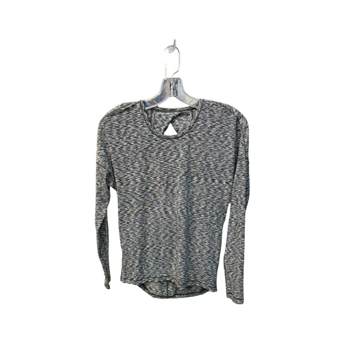 Top Long Sleeve By Lululemon In Grey, Size: S