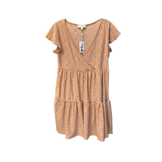 Dress Casual Short By Jessica Simpson In Tan, Size: L