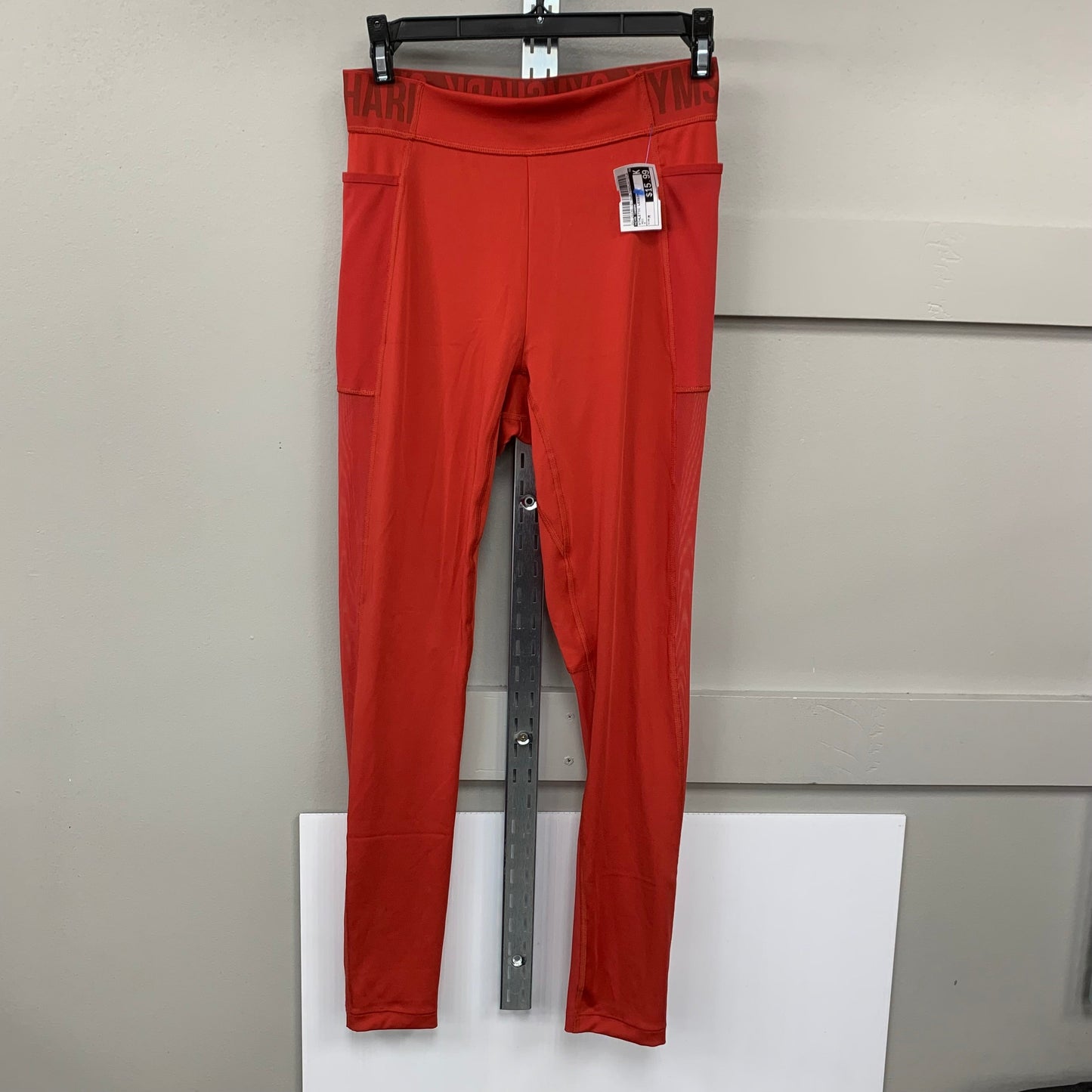 Athletic Leggings By Gym Shark In Red, Size: M