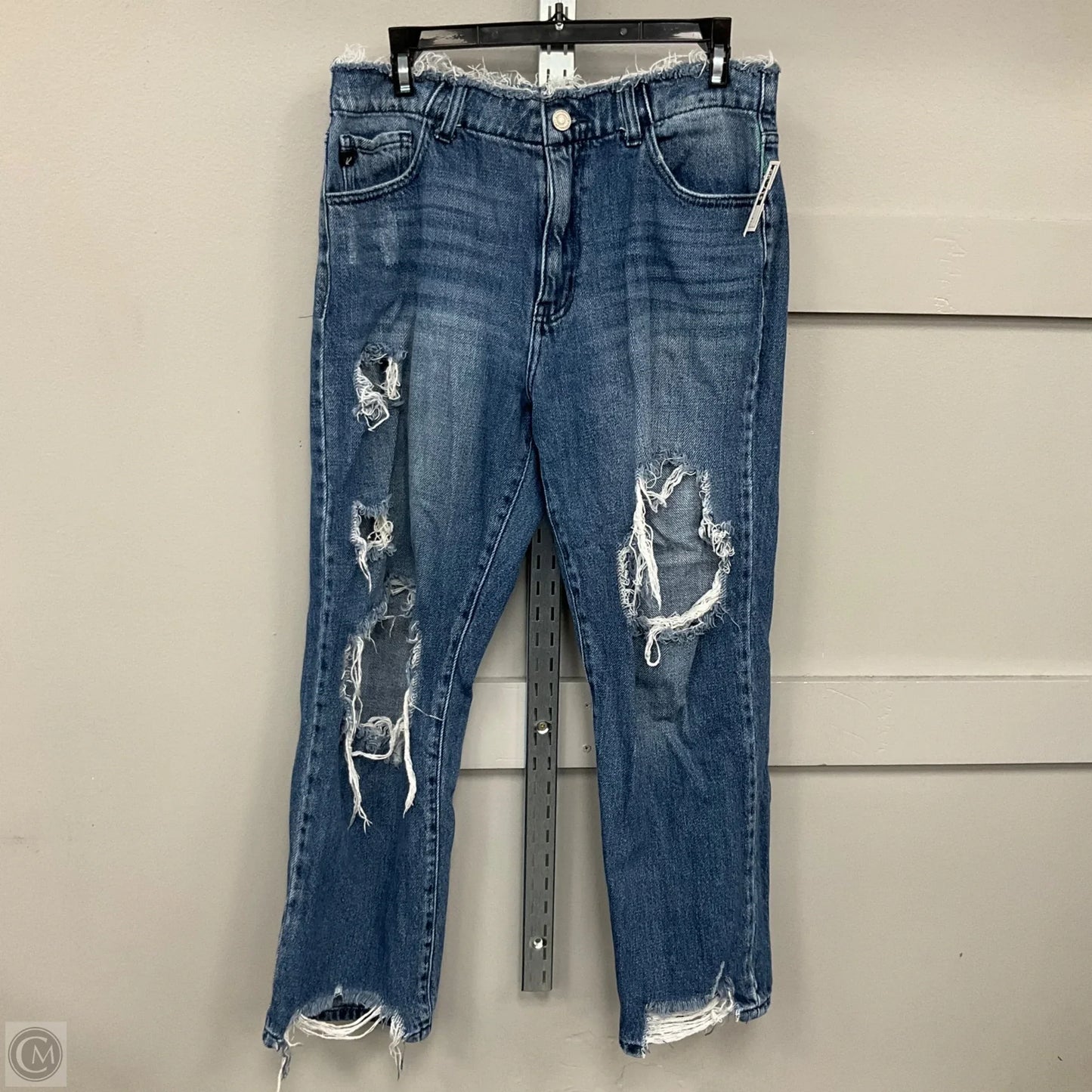 Jeans Boyfriend By Kancan In Blue Denim, Size: 4