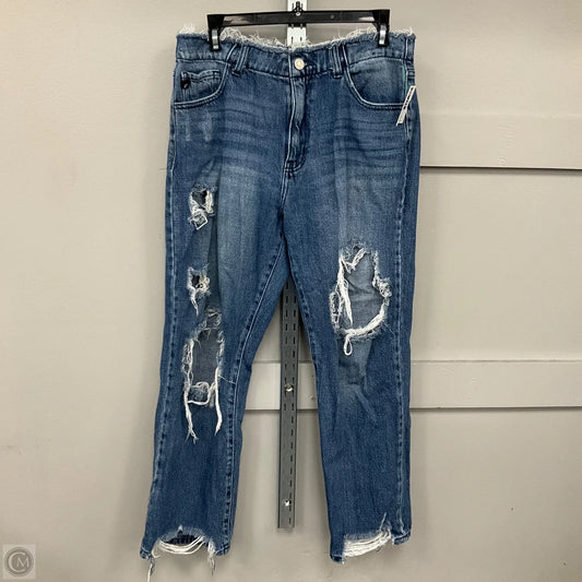 Jeans Boyfriend By Kancan In Blue Denim, Size: 4