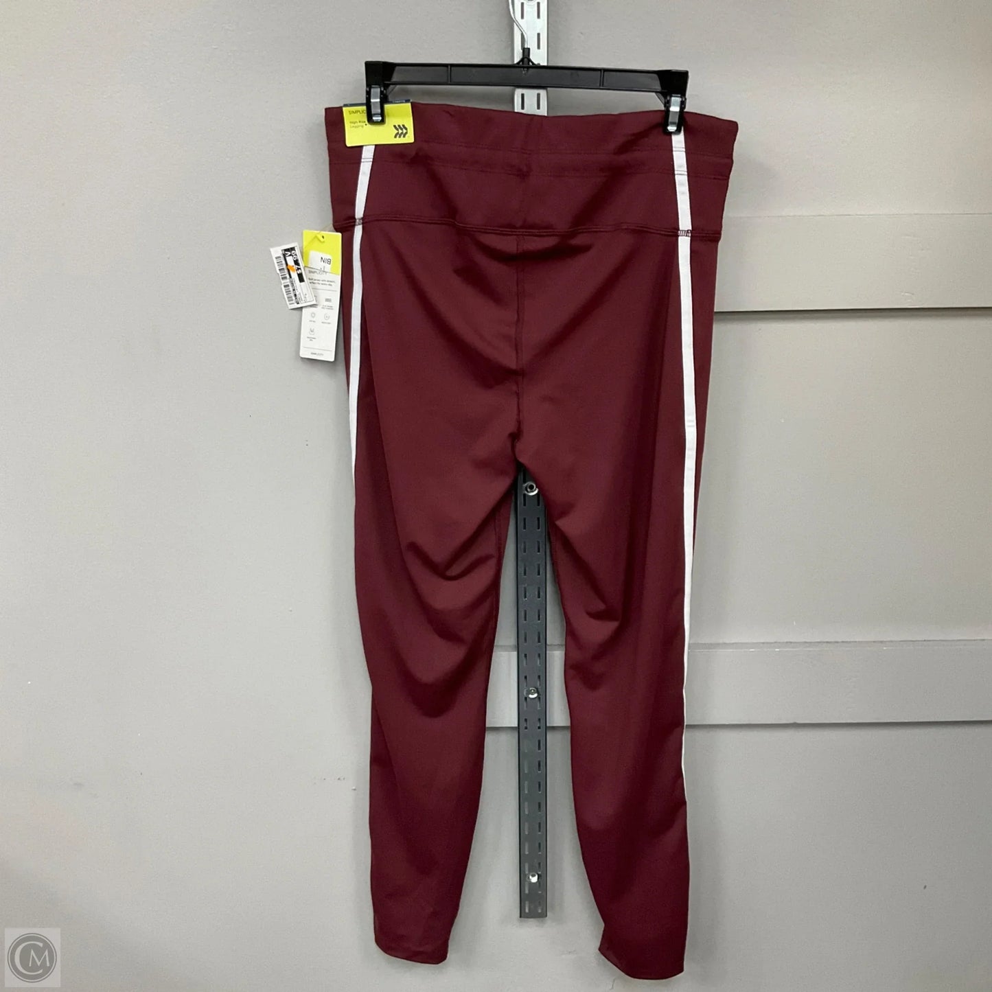 Pants Leggings By All In Motion In Maroon, Size: L