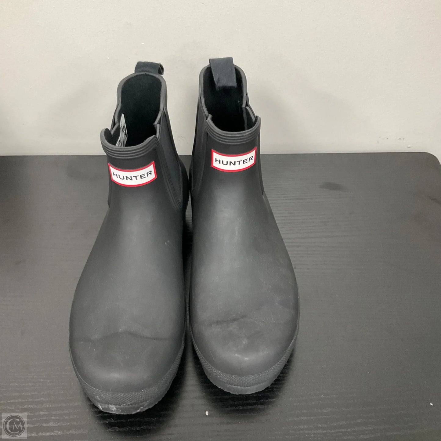 Boots Ankle Flats By Hunter In Black, Size: 11