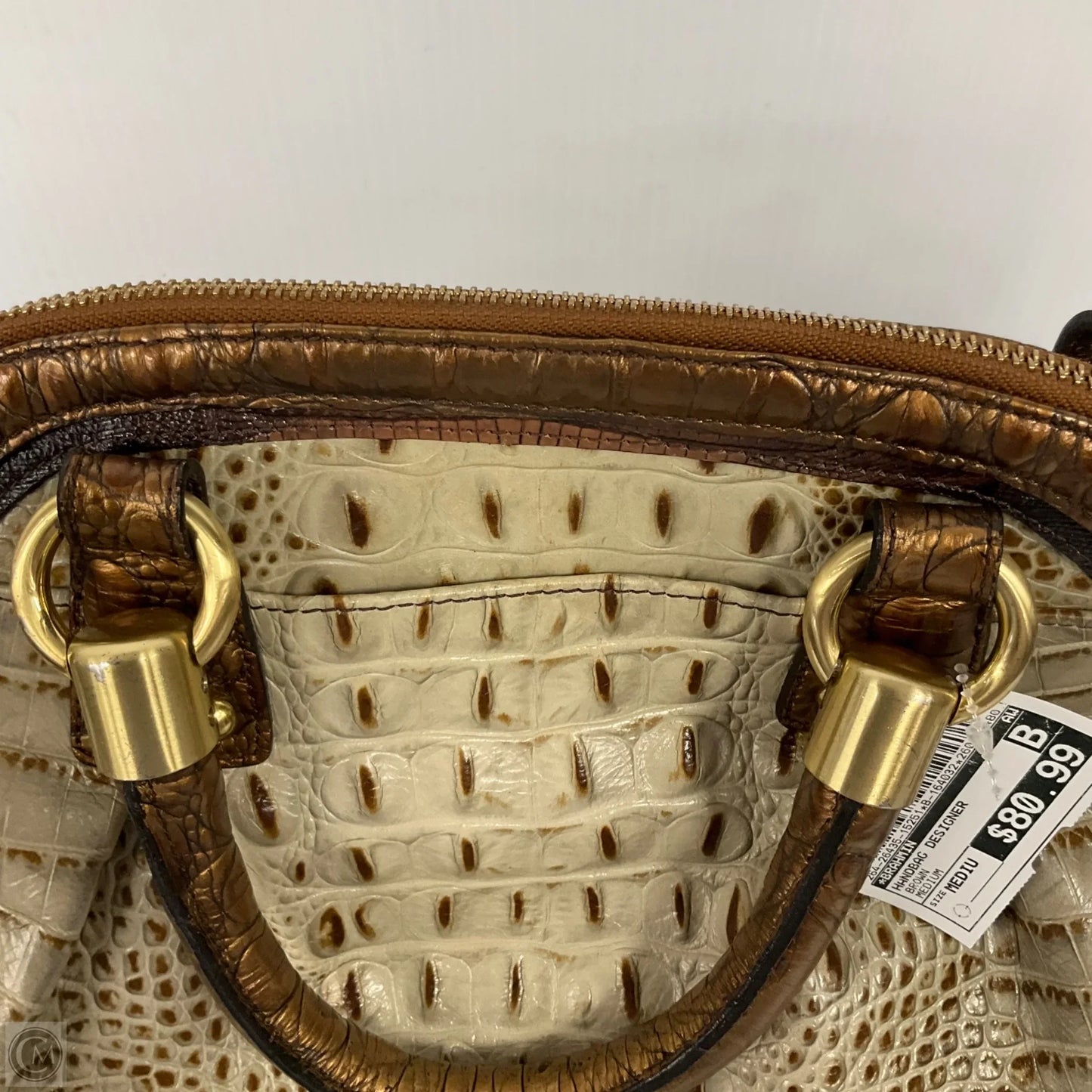 Handbag Designer By Brahmin, Size: Medium