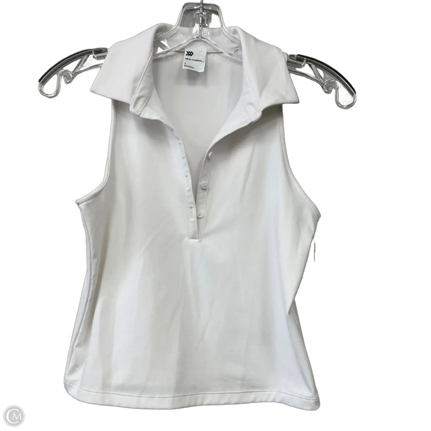 Top Sleeveless By All In Motion In White, Size: S