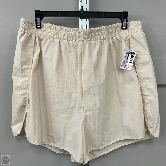 Athletic Shorts By Antonio Melani In Cream, Size: L