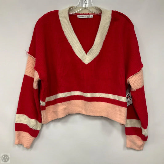 Sweater By Altard State In Pink & Red, Size: S