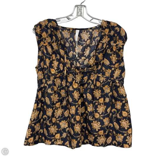 Top Sleeveless By Mng In Blue, Size: Xs
