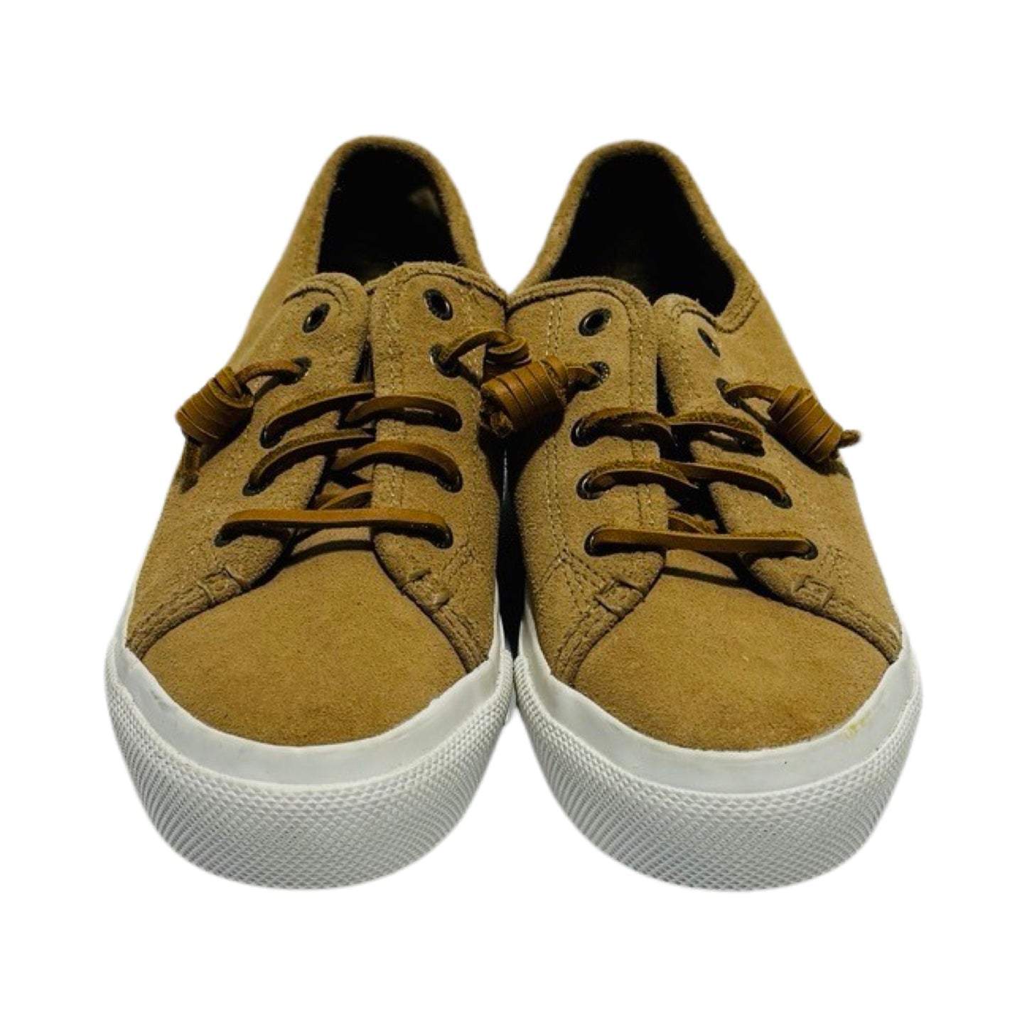 Crest Vibe Tan Suede Top Slider Shoes Sneakers By Sperry  Size: 7.5