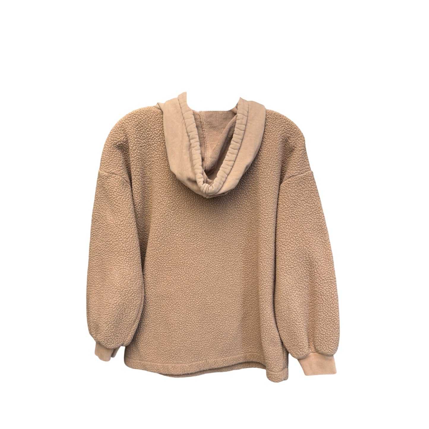 Sweatshirt Hoodie By Madewell In Tan, Size: Xs