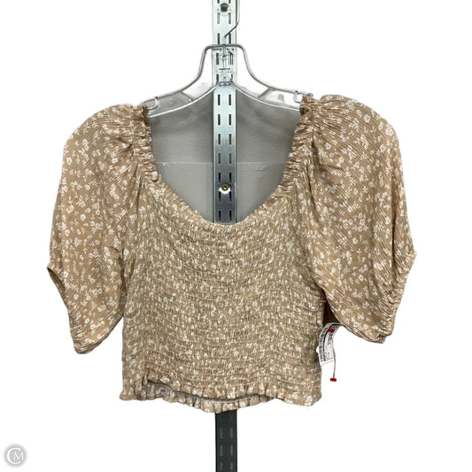 Top Short Sleeve By Altard State In Floral Print, Size: M