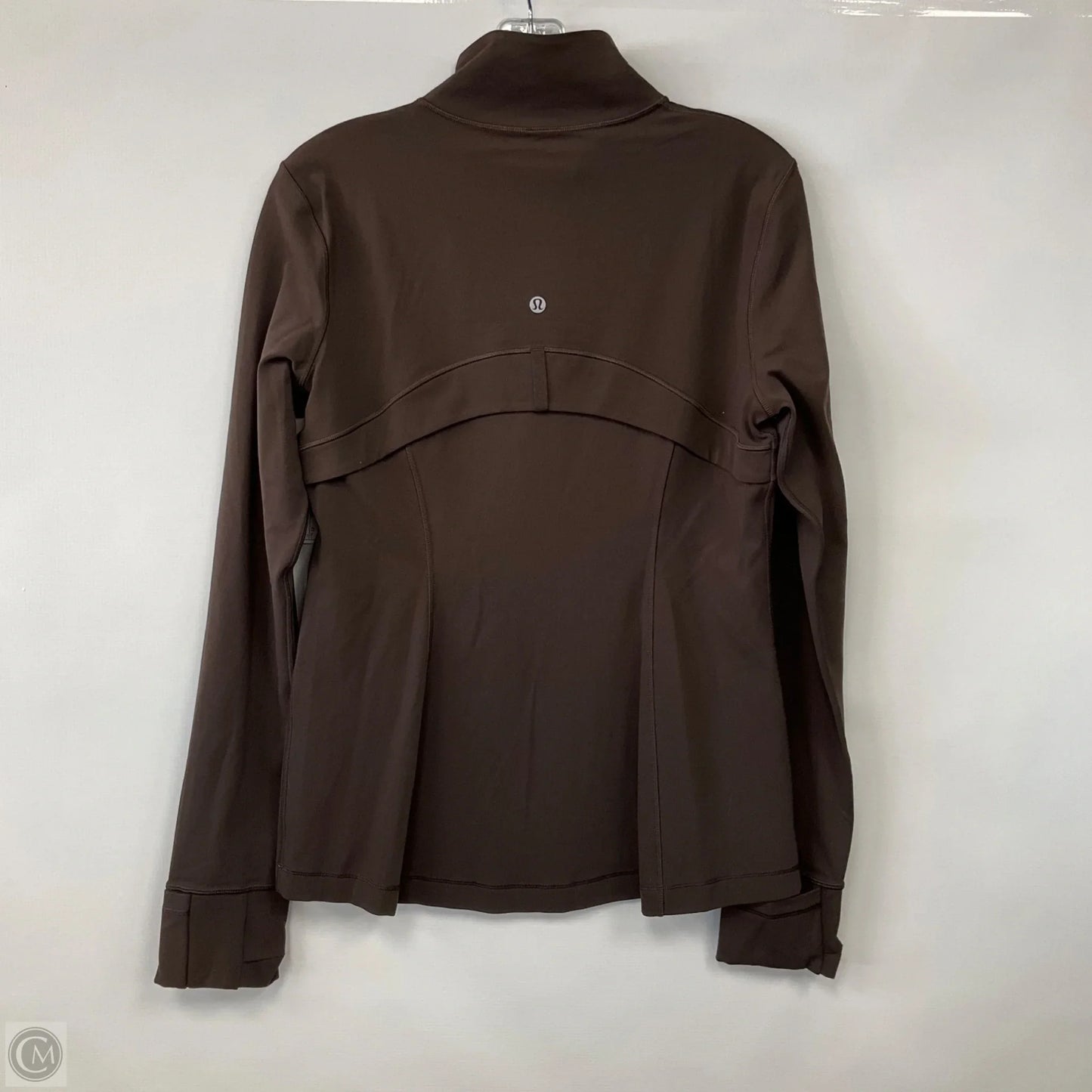 Athletic Jacket By Lululemon In Brown, Size: 12