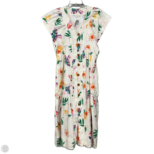 Dress Casual Maxi By Karlie In Floral Print, Size: L