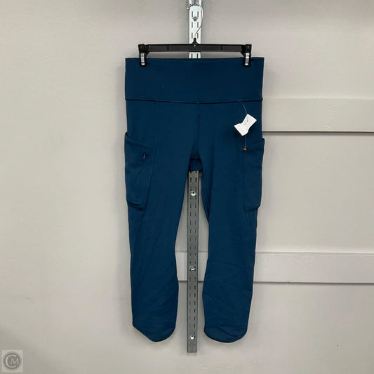 Athletic Leggings By Athleta In Blue, Size: M