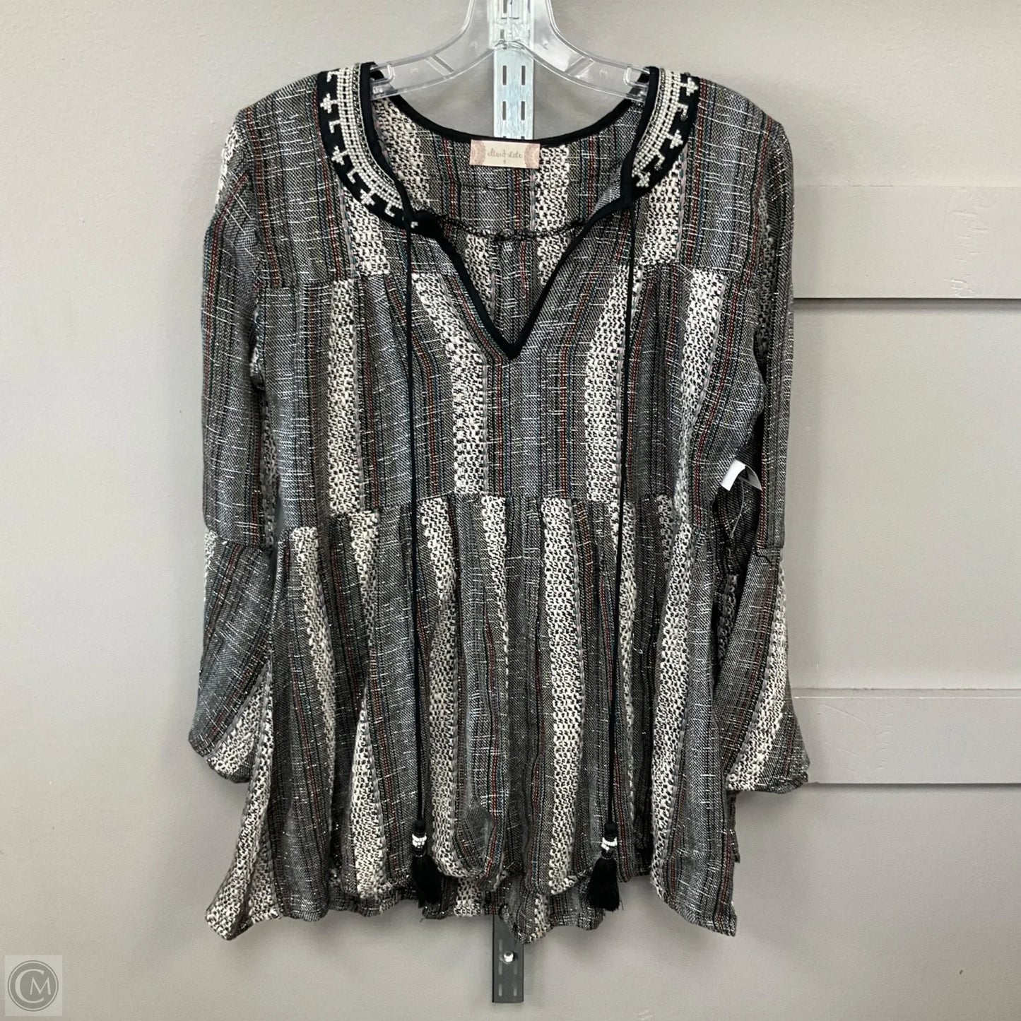 Top Long Sleeve By Altard State In Sparkles, Size: S