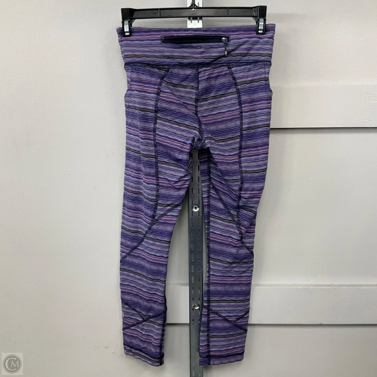 Athletic Leggings Capris By Lululemon In Purple, Size: 4