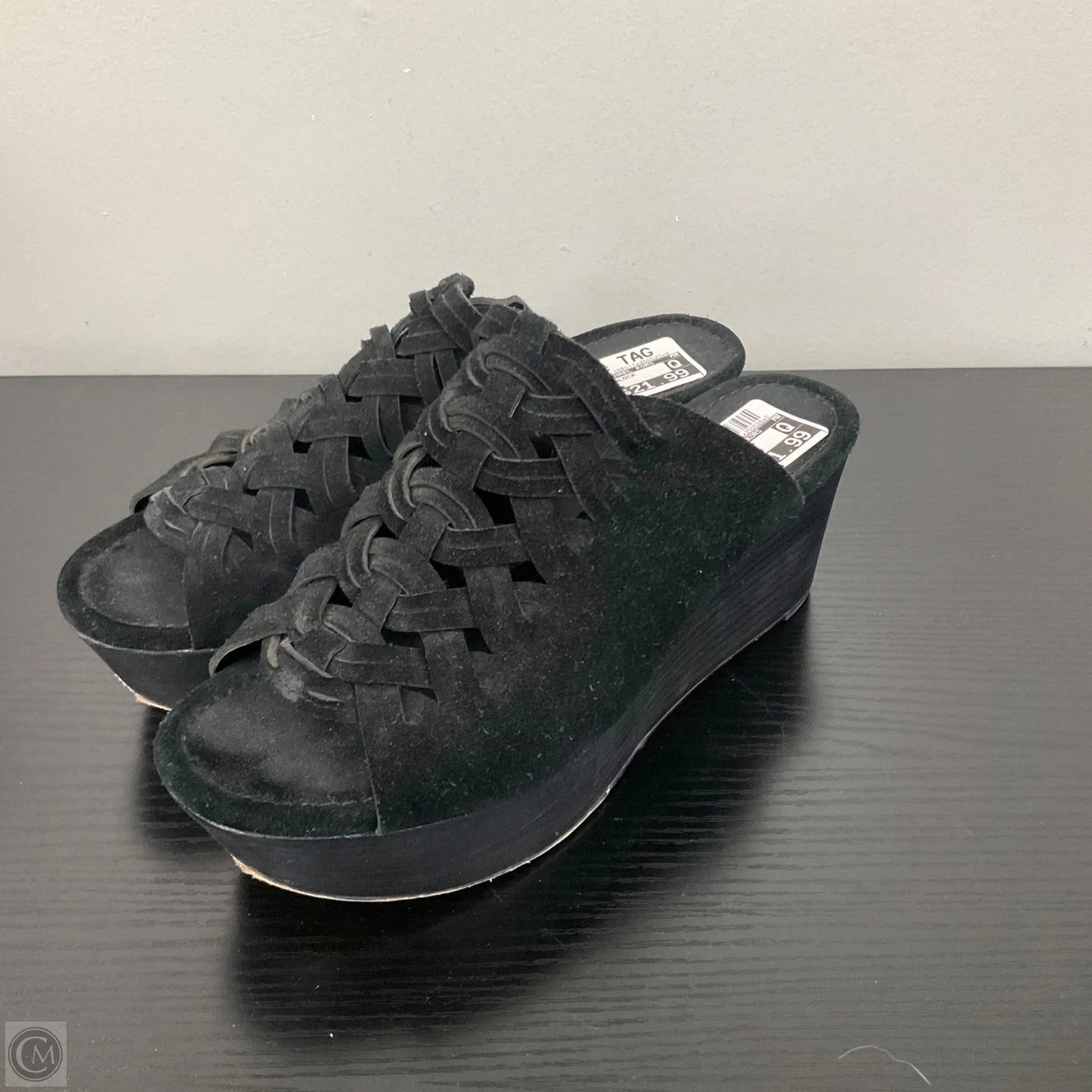 Sandals Heels Block By Michael By Michael Kors In Black, Size: 8