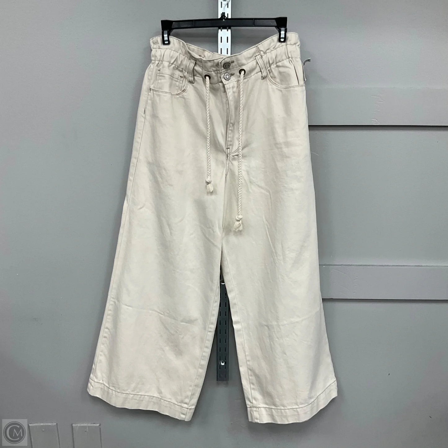Jeans Wide Leg By Kensie In Cream Denim, Size: 8