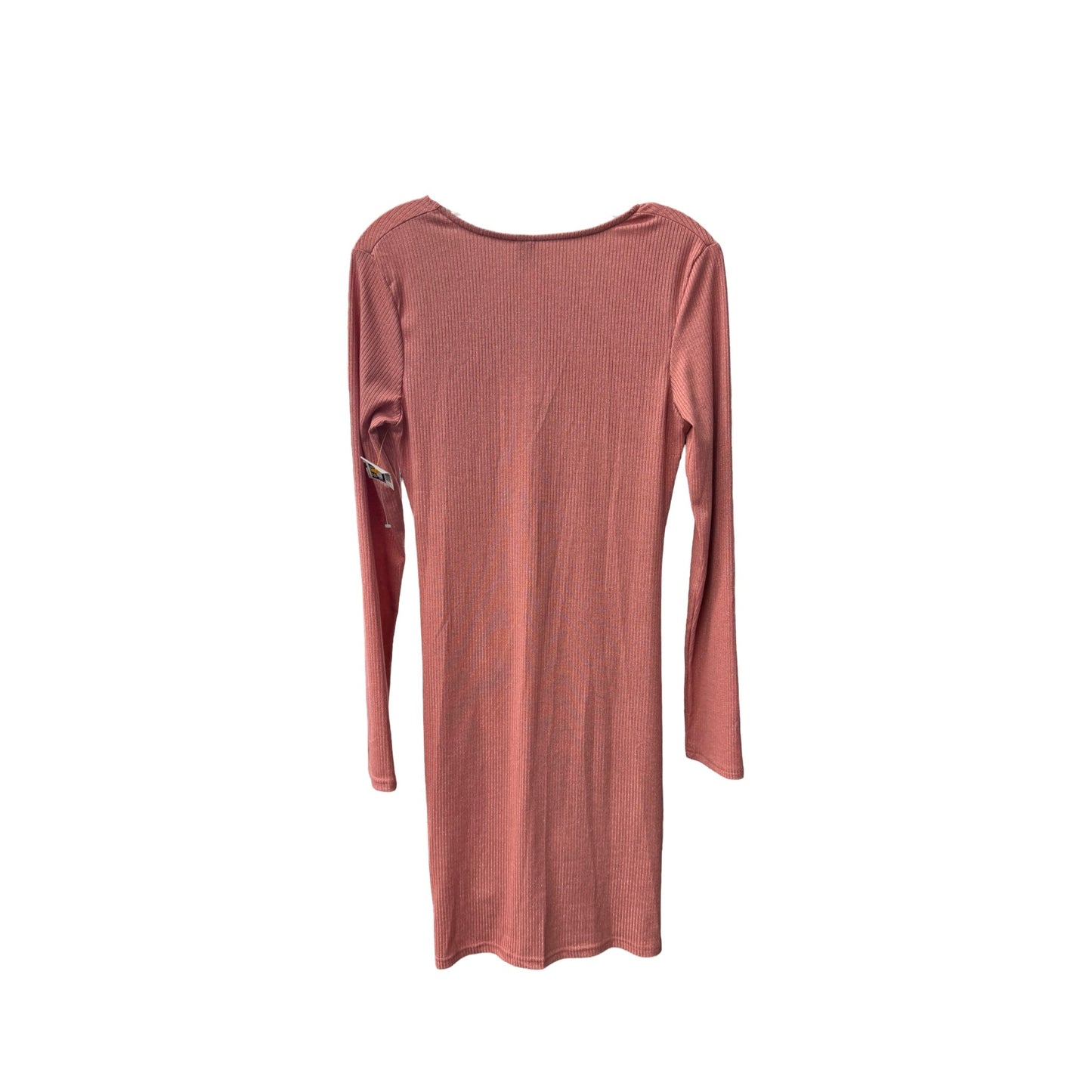 Dress Casual Midi By Shein In Pink, Size: L