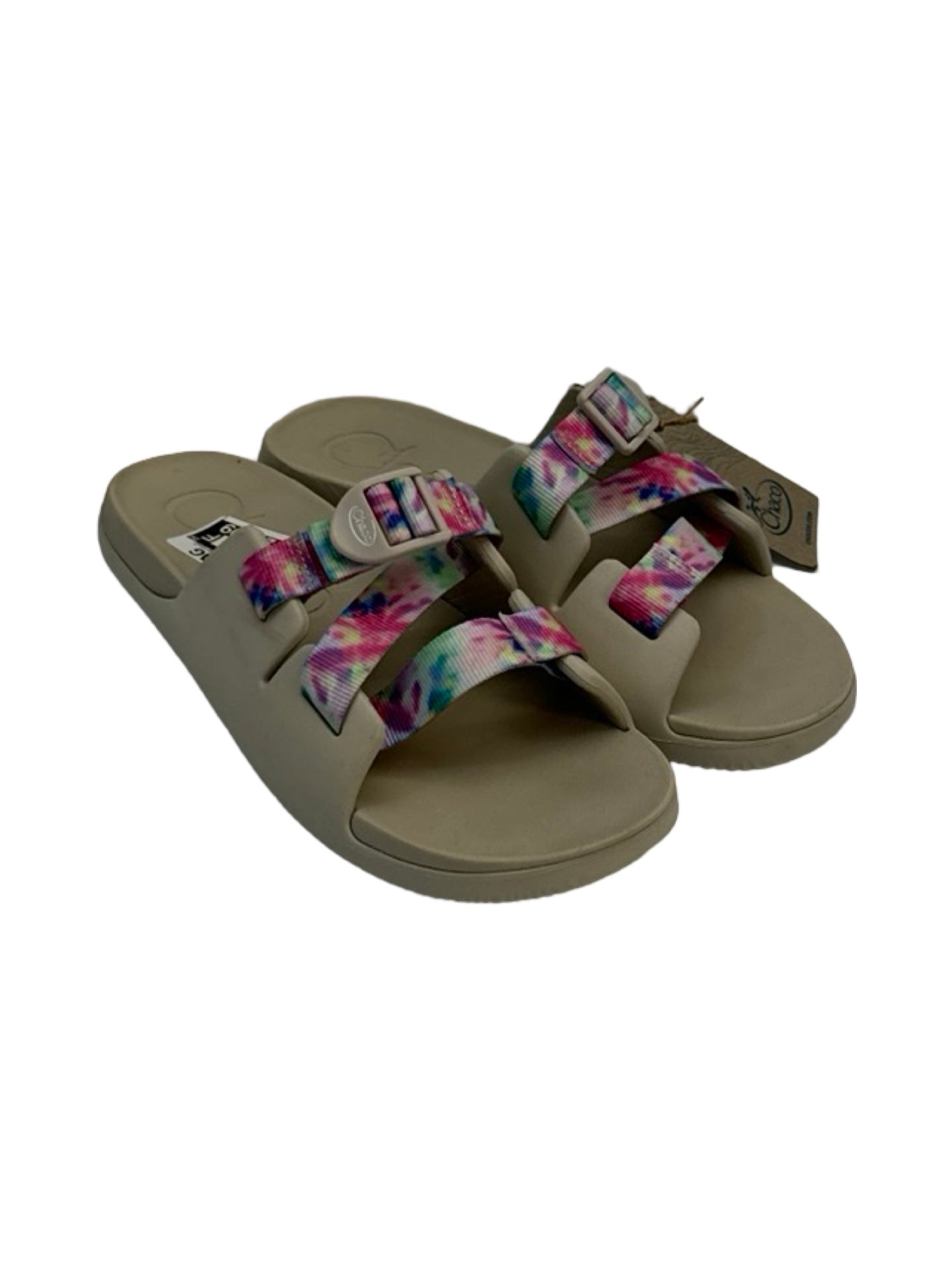 Brown Sandals Flip Flops Chacos, Size 6