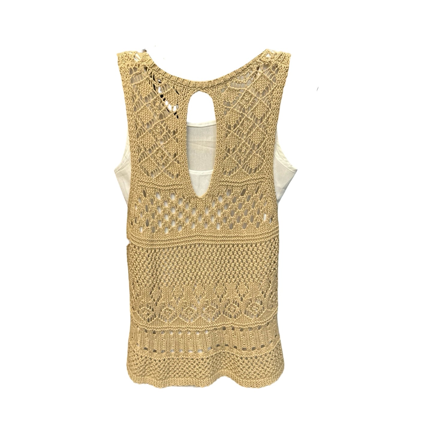 Tank Top By New York And Co In Beige, Size: Xs