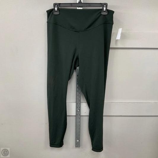 Athletic Leggings By Lululemon In Green, Size: 12