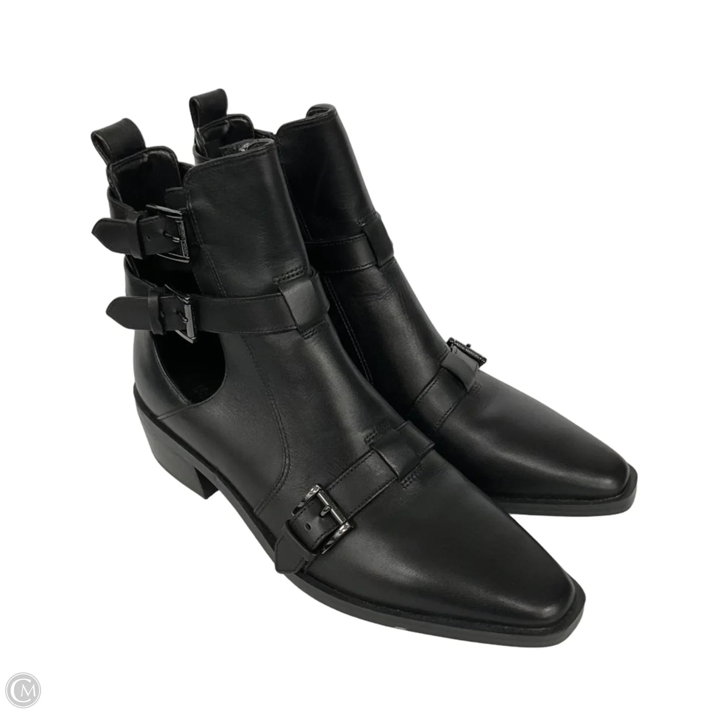 Boots Ankle Heels By Michael By Michael Kors In Black, Size: 7.5