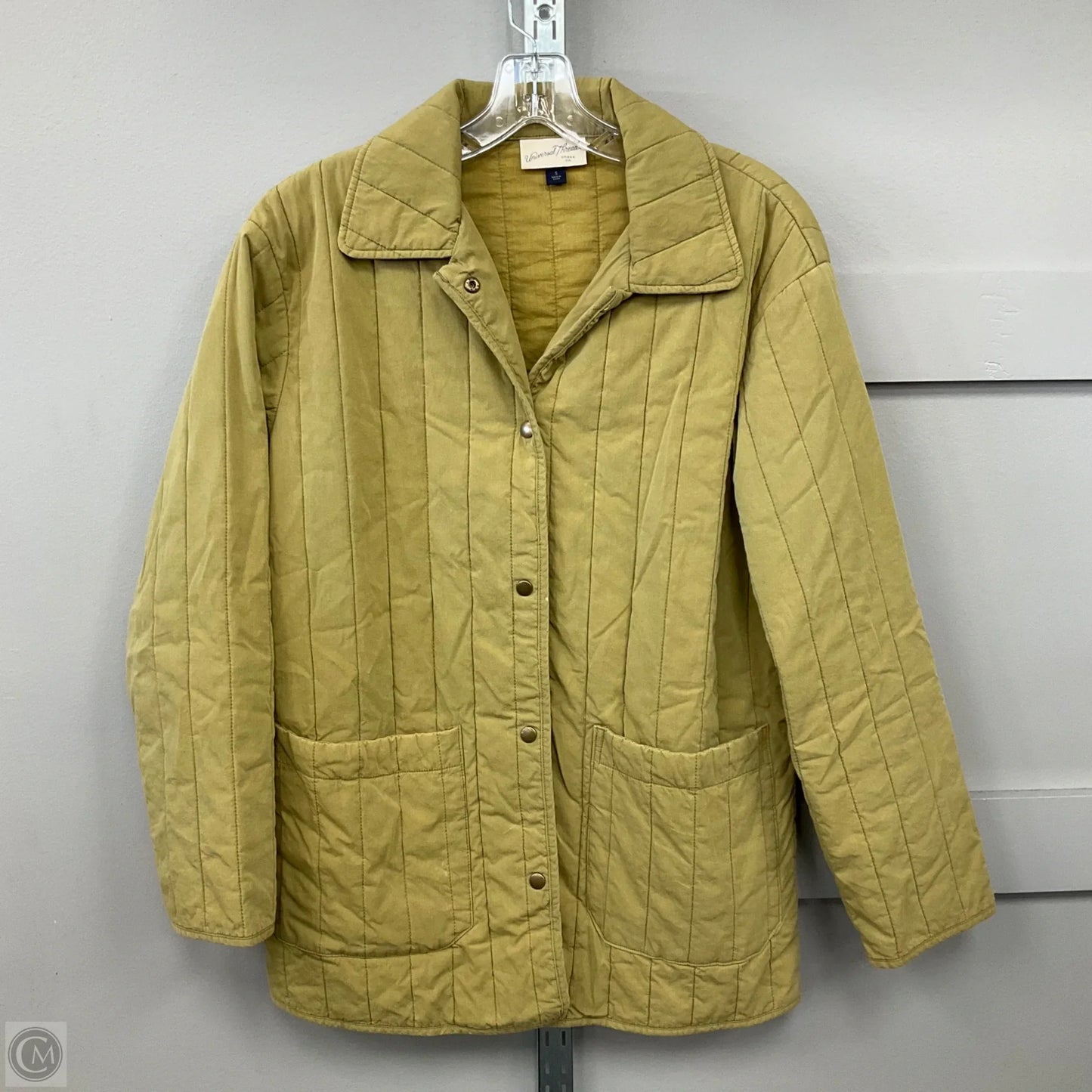 Jacket Quilted By Universal Thread In Yellow, Size: S