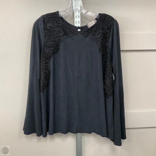 Top Long Sleeve By Altard State In Black, Size: L
