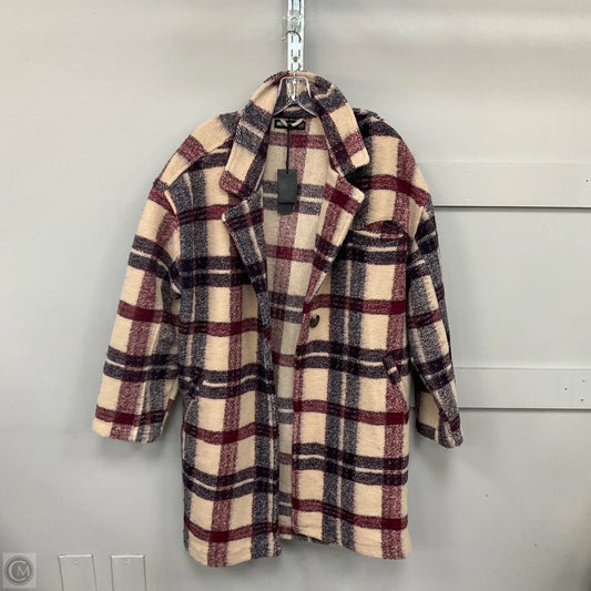 Coat Wool By Blanknyc In Plaid Pattern, Size: M