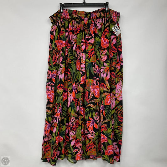 Skirt Maxi By Terra & Sky In Floral Print, Size: 1x