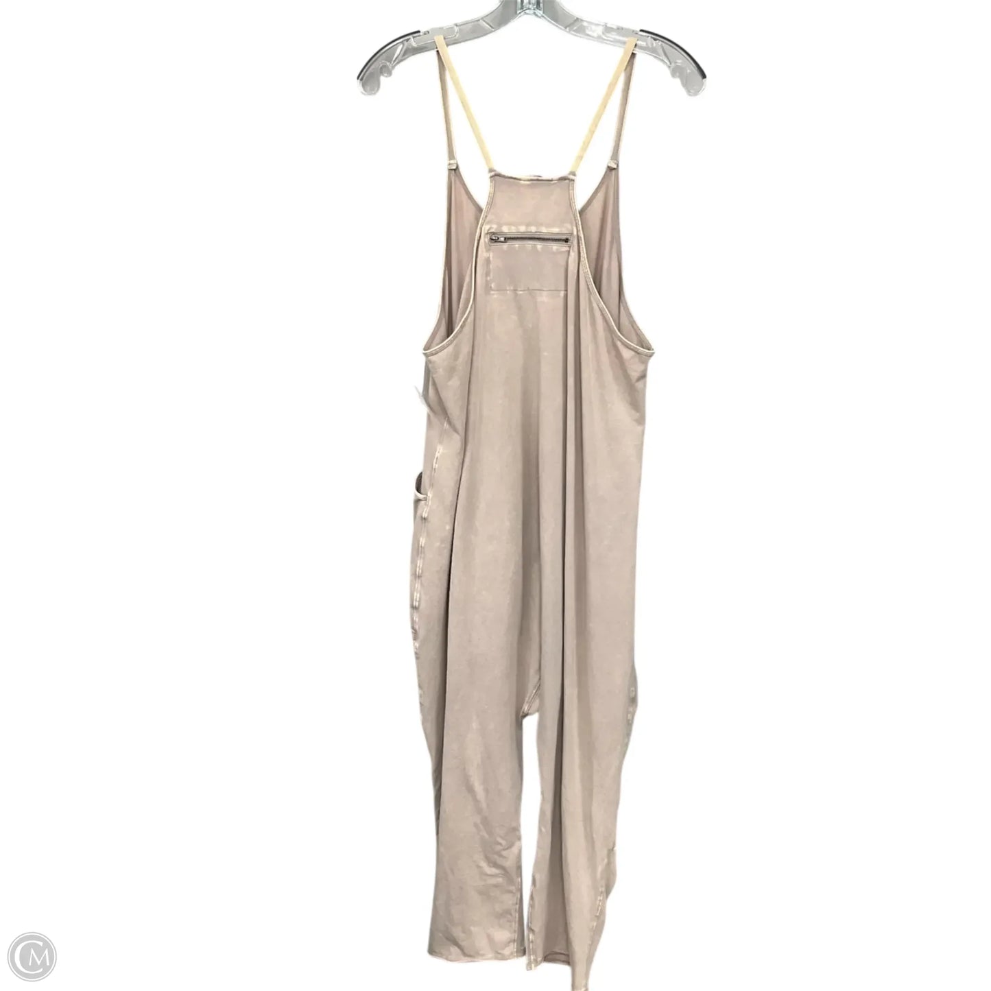 Overalls By Zenana In Tan, Size: S
