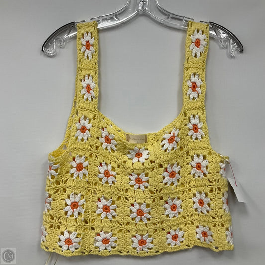 Tank Top By Altard State In Yellow, Size: L