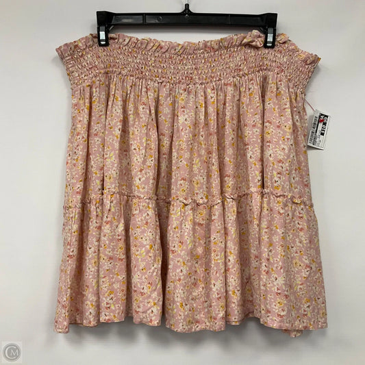 Skirt By Wild Fable In Pink, Size: 1x