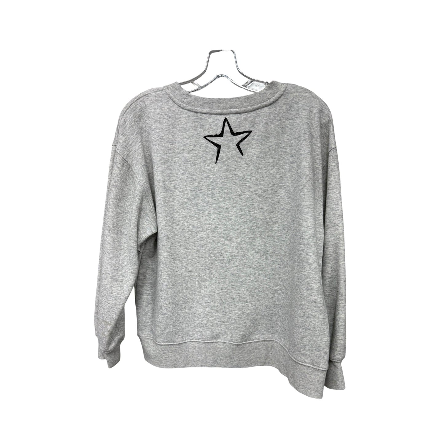 Sweatshirt Crewneck By Fabletics In Grey, Size: S