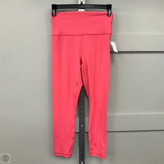 Athletic Leggings By Athleta In Pink, Size: S