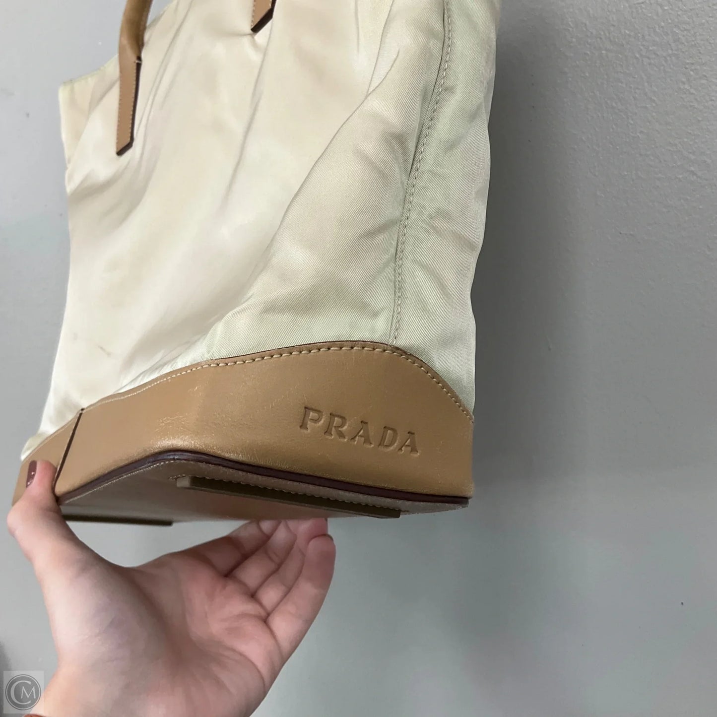 Tote Luxury Designer By Prada, Size: Medium