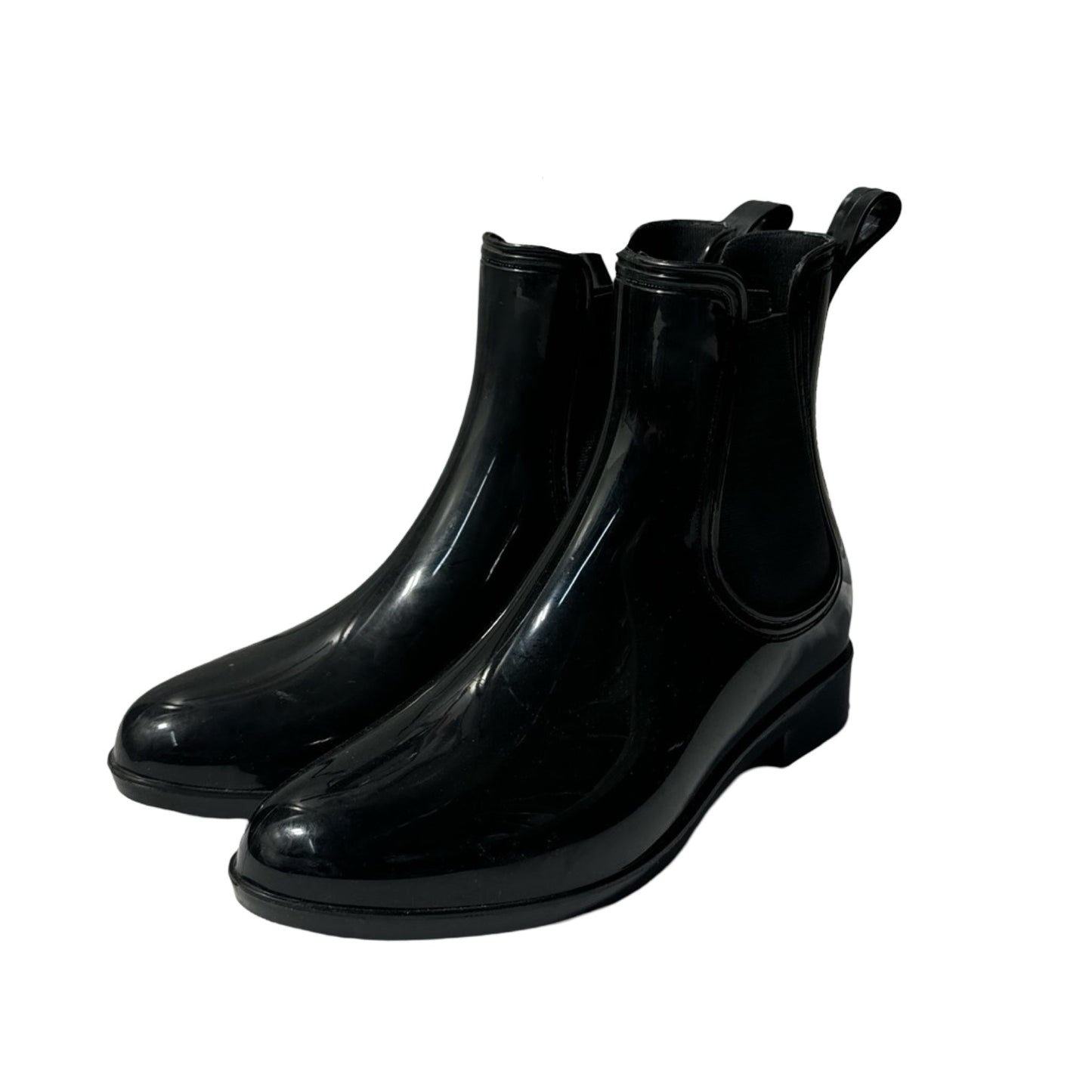 Black Boots Rain Inc, Size 6