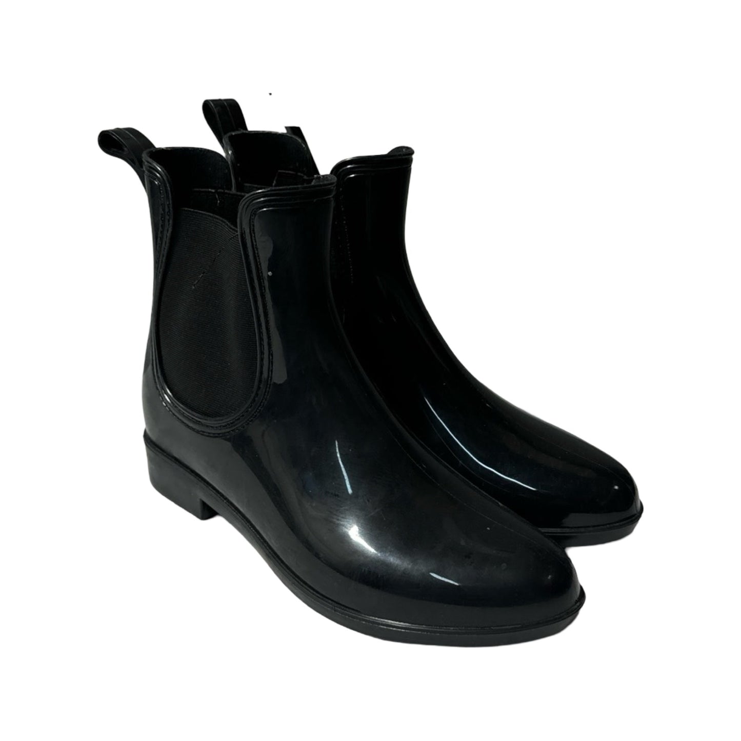 Black Boots Rain Inc, Size 6