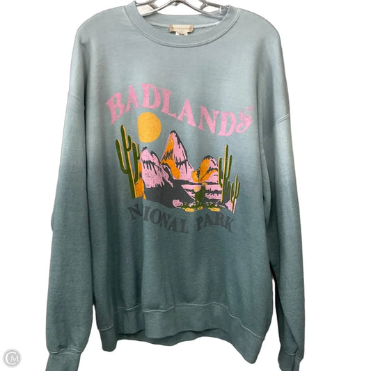 Sweatshirt Crewneck By Altard State In Blue, Size: L