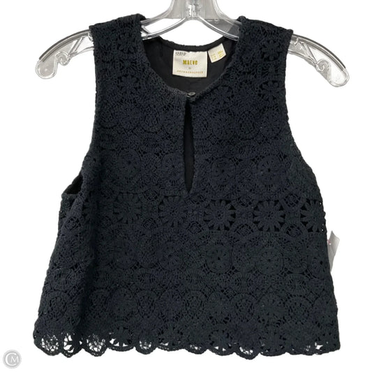 Top Sleeveless By Maeve In Black, Size: 8p