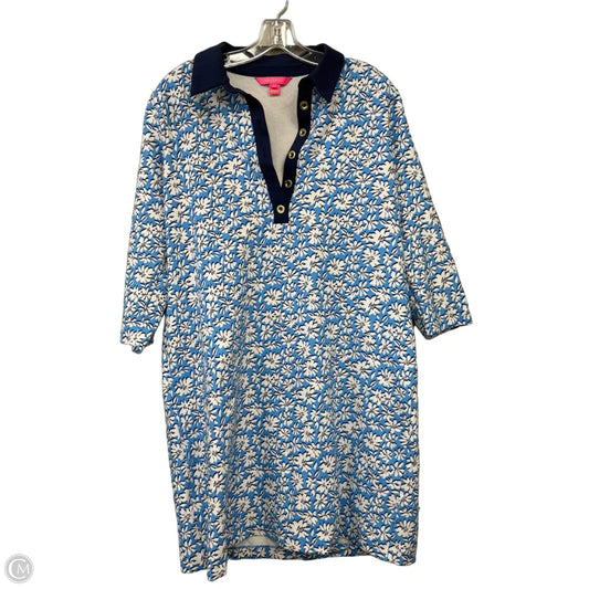 Dress Designer By Lilly Pulitzer In Blue, Size: Xl