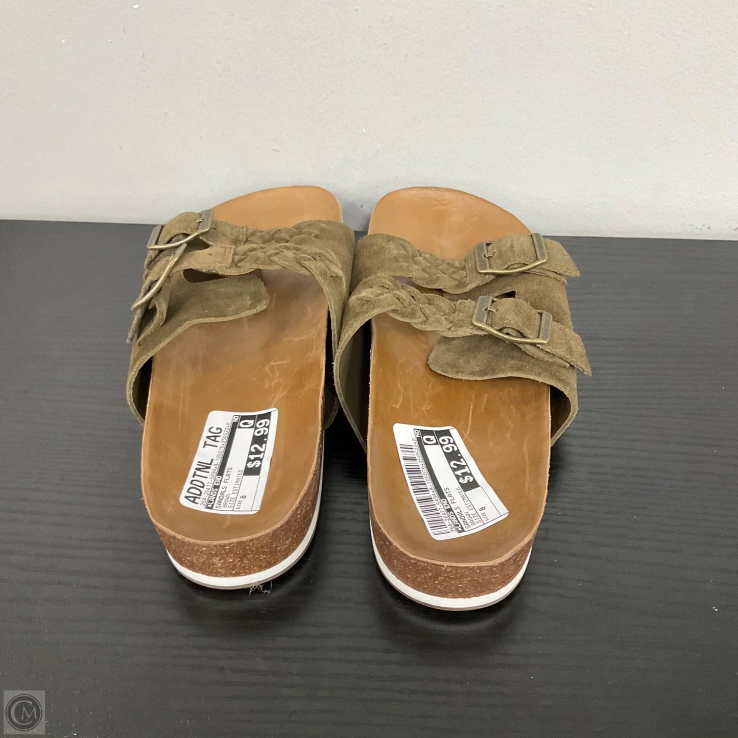 Sandals Flats By Lands End In Brown, Size: 8